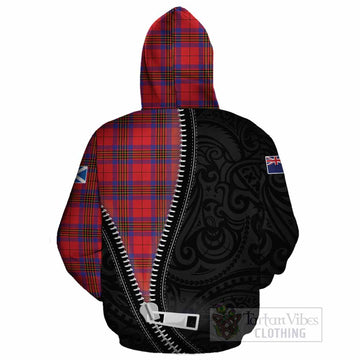 Leslie Tartan Cotton Hoodie New Zealand Pattern Unique Zipper Stylized