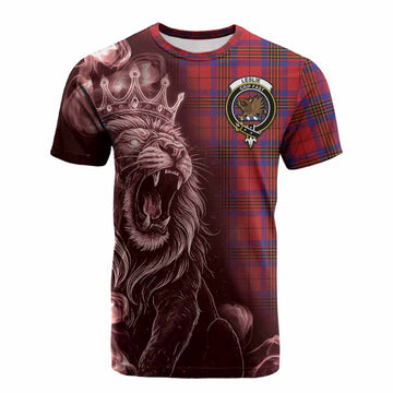 Leslie Tartan Cotton T-shirt Roaring Lion Heritage