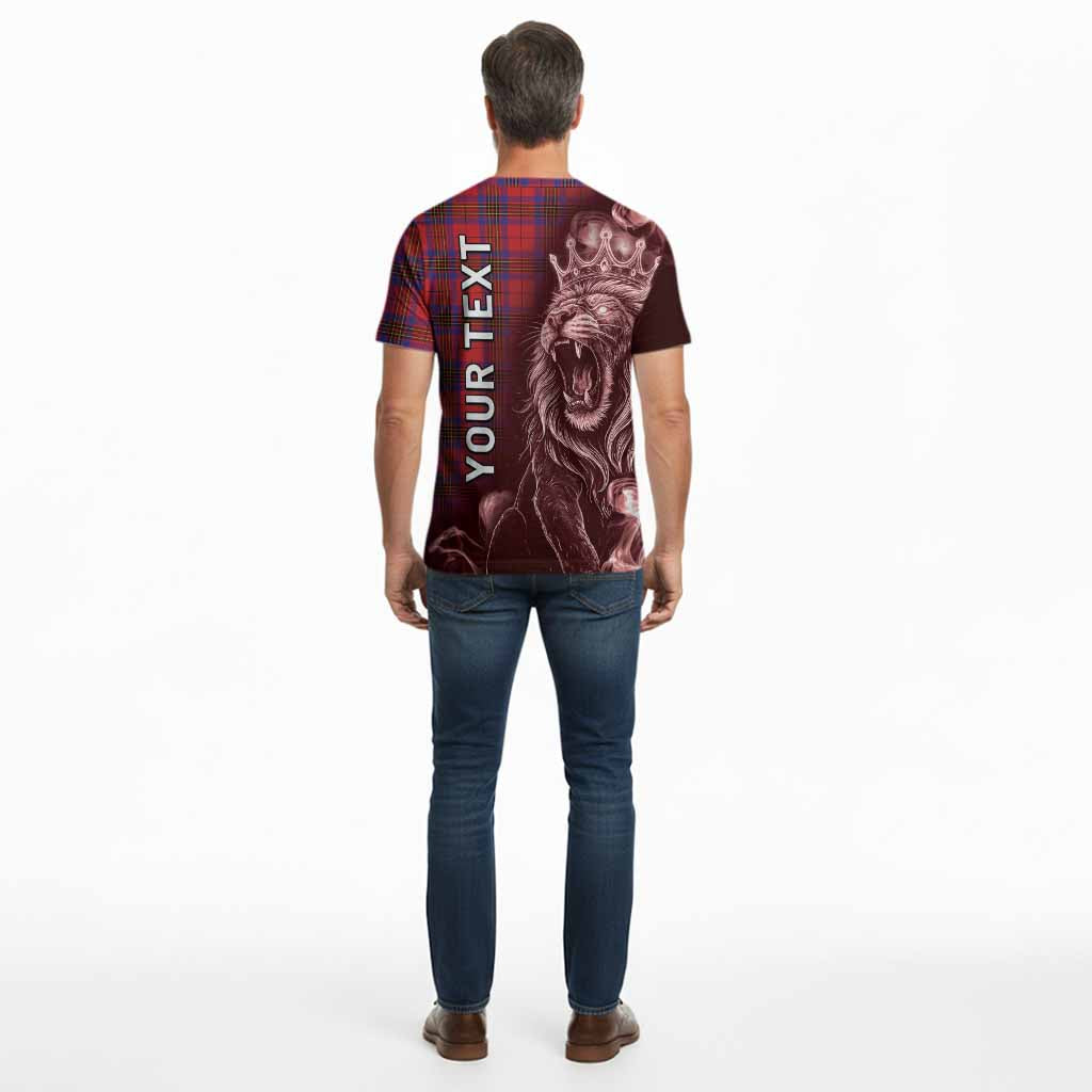Leslie Tartan Cotton T-shirt Roaring Lion Heritage