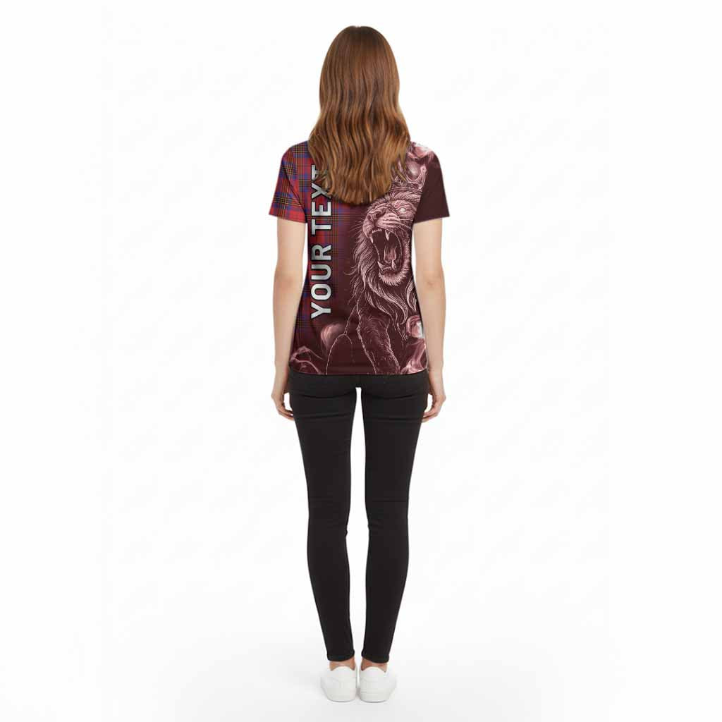 Leslie Tartan Cotton T-shirt Roaring Lion Heritage