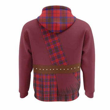 Leslie Tartan Crest Hoodie Kilt Costume Style