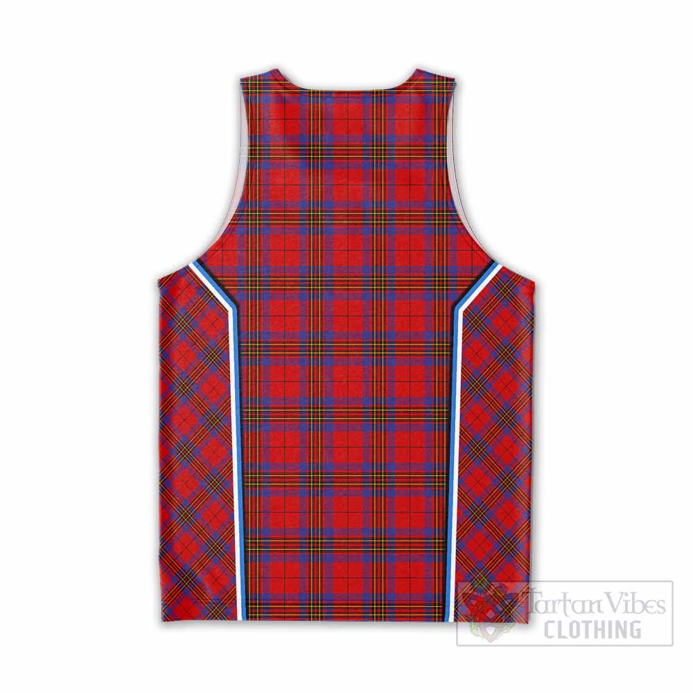 Leslie Tartan Crest Men Tank Top Scotland Coat of Arm Flag Style - Tartan Vibes Clothing