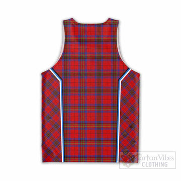 Leslie Tartan Crest Men Tank Top Scotland Coat of Arm Flag Style