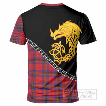 Leslie Tartan Crest T-Shirt Legendary Dragon Knot Half Style