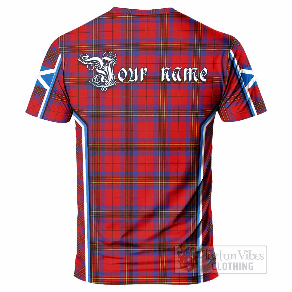 Leslie Tartan Crest T-shirt Scotland Coat of Arm Flag Style - Tartan Vibes Clothing