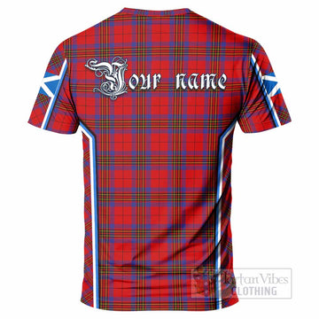 Leslie Tartan Crest T-shirt Scotland Coat of Arm Flag Style - Tartan Vibes Clothing