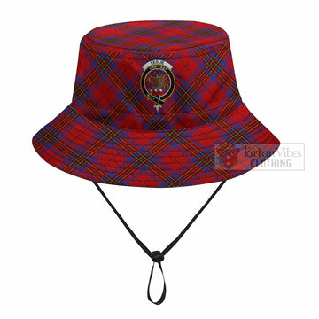 Leslie Tartan Fishing Hat with Family Crest