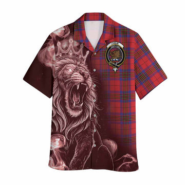 Leslie Tartan Hawaiian Shirt Roaring Lion Heritage