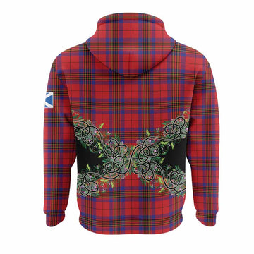 Leslie Tartan Hoodie Thistle Scottish Spirit