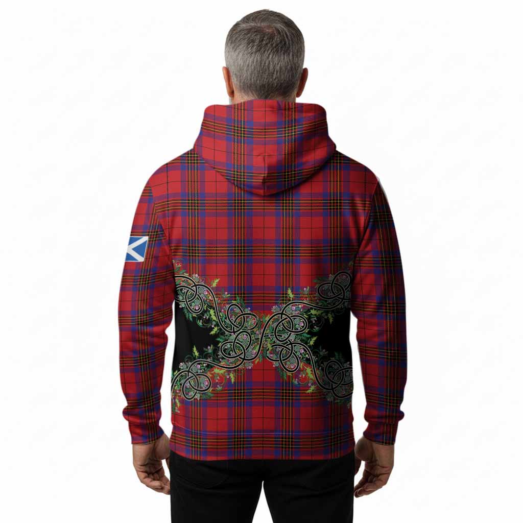 Leslie Tartan Hoodie Thistle Scottish Spirit