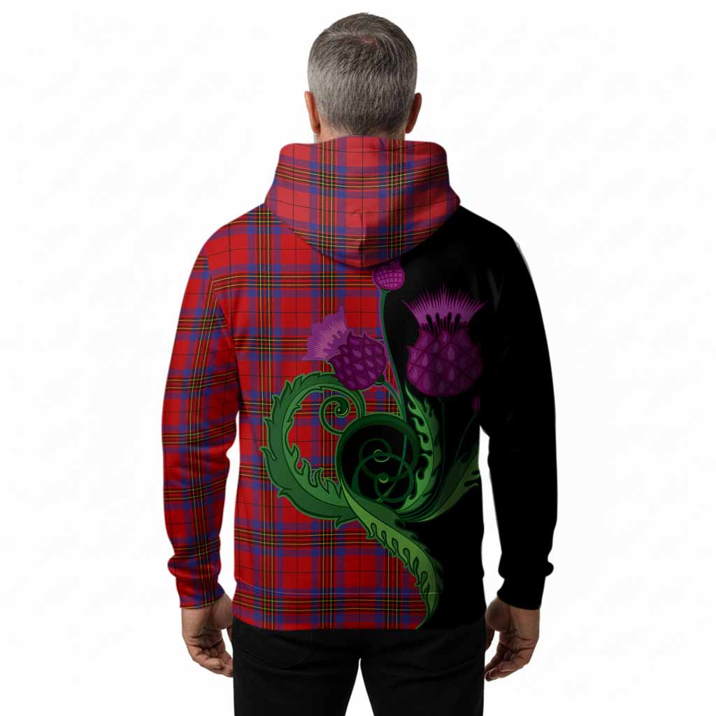 Leslie Tartan Hoodie Traditional Scottish Thistle
