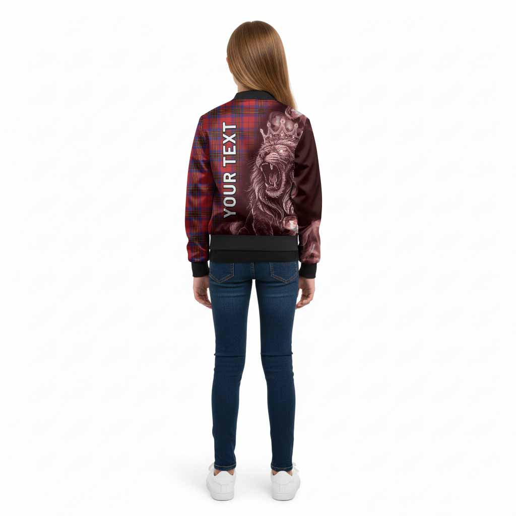 Leslie Tartan Kid Bomber Jacket Roaring Lion Heritage