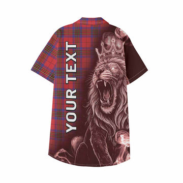 Leslie Tartan Kid Hawaiian Shirt Roaring Lion Heritage