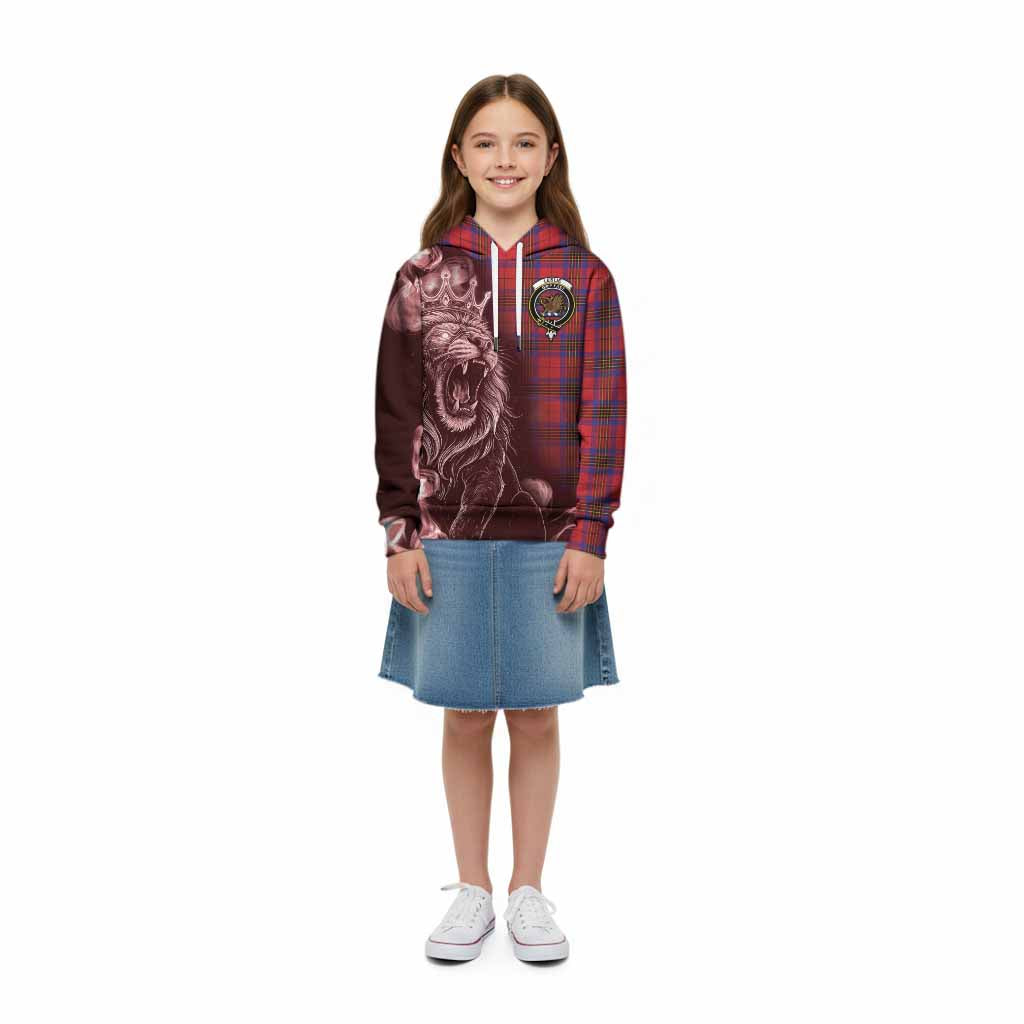 Leslie Tartan Kid Hoodie Roaring Lion Heritage