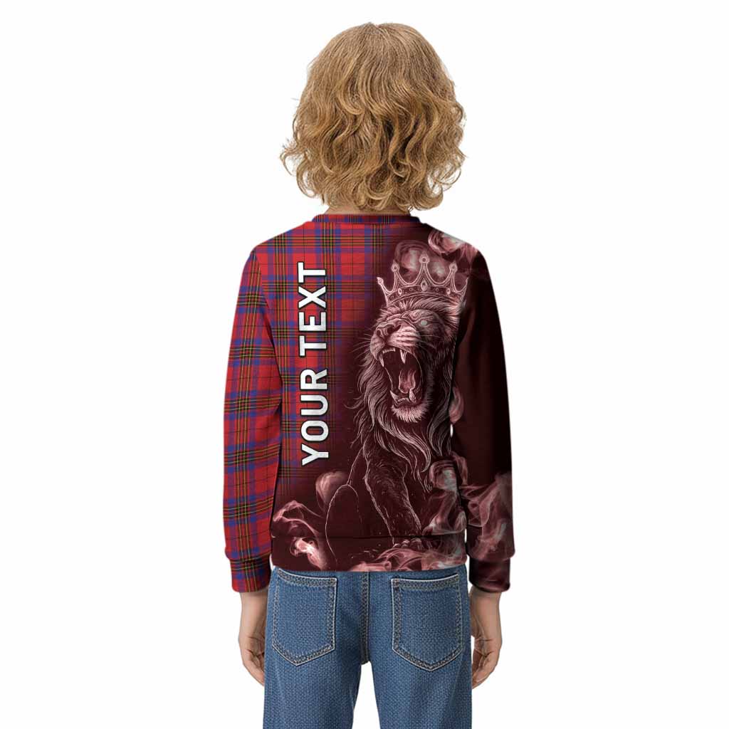 Leslie Tartan Kid Knitted Sweatshirt Roaring Lion Heritage
