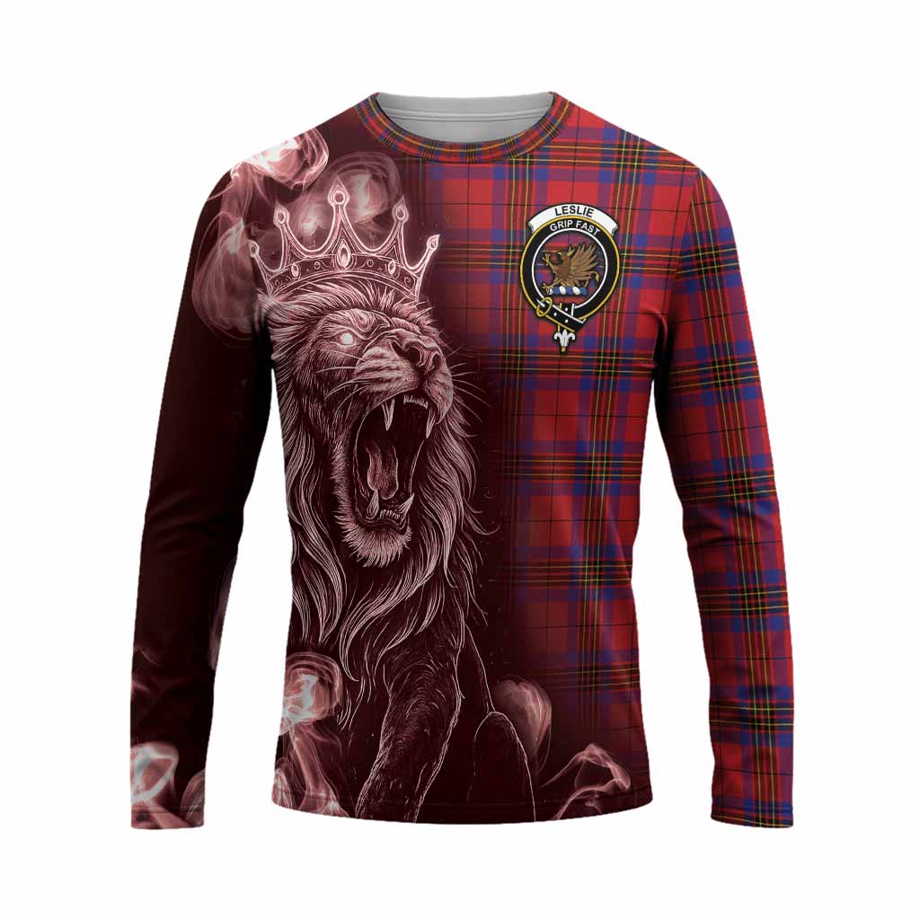 Leslie Tartan Long Sleeve T-Shirt Roaring Lion Heritage
