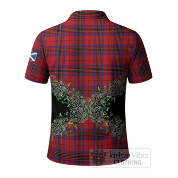 Leslie Tartan Polo Shirt Thistle Scottish Spirit