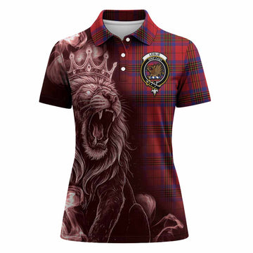 Leslie Tartan Women Polo Shirt Roaring Lion Heritage