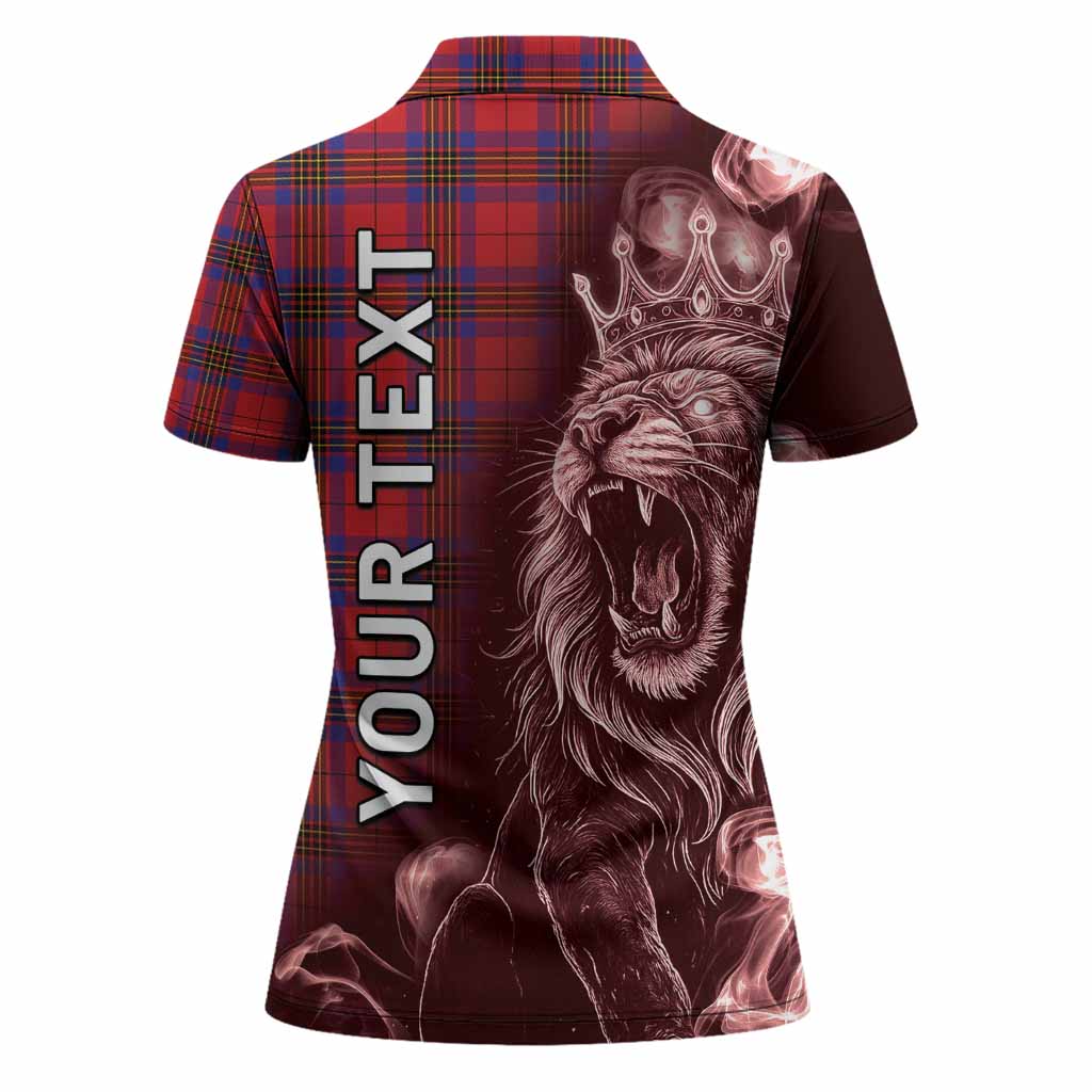 Leslie Tartan Women Polo Shirt Roaring Lion Heritage