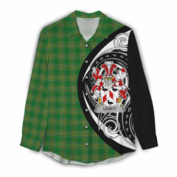 Levett Irish Clan Women's Casual Shirt Celtic Circle Style Female - Tartan Vibes Clothing