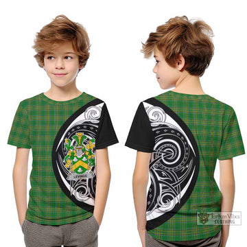 Levinge Irish Clan Kid T-Shirt Celtic Circle Style - Tartan Vibes Clothing