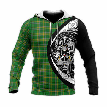 Tartan Vibes Clothing Lewis Irish Clan Knitted Hoodie Celtic Circle Style
