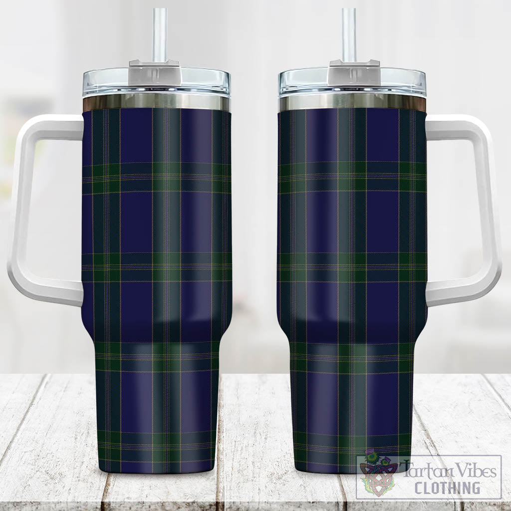 Lewis of Wales Tartan Tumbler with Handle One Size 40 OZ - Tartan Vibes Clothing