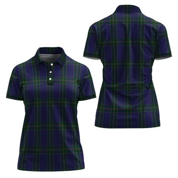 Lewis of Wales Tartan Polo Shirt For Women