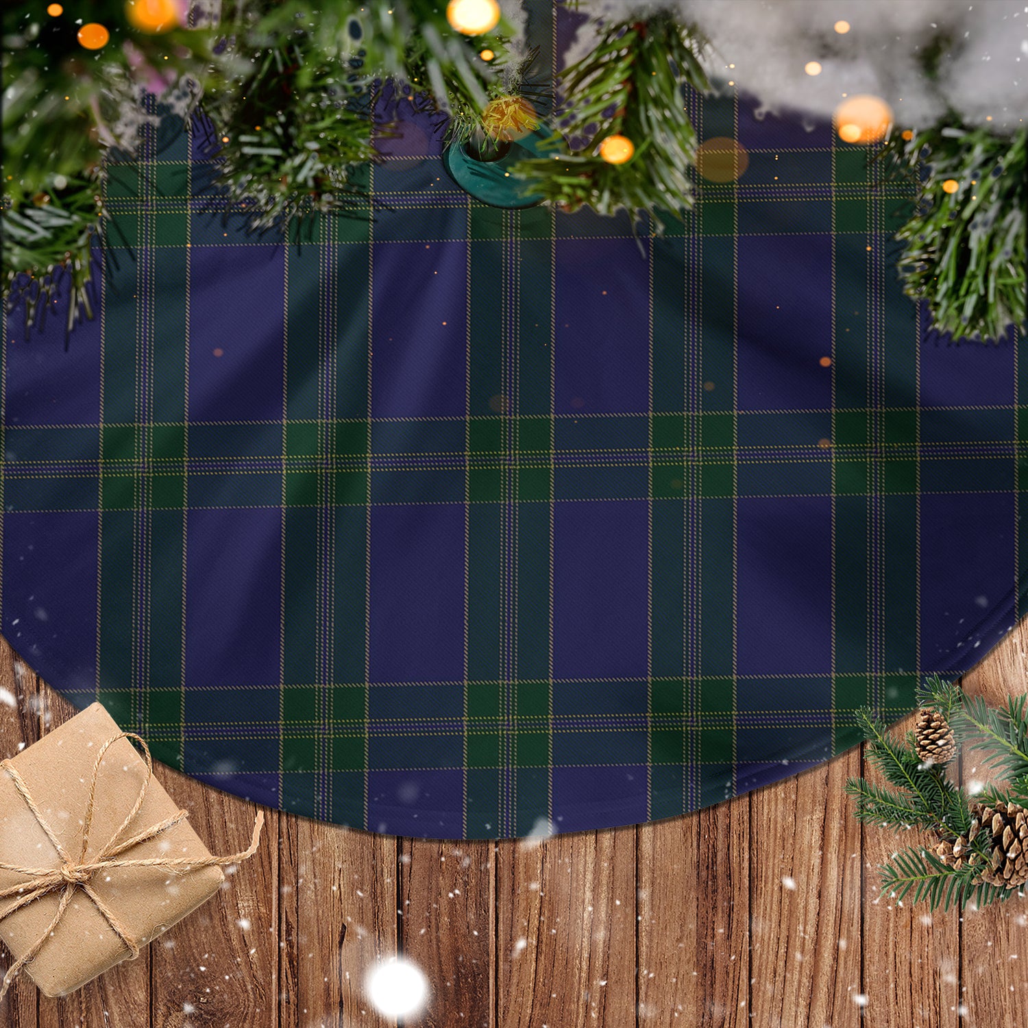 Lewis of Wales Tartan Christmas Tree Skirt - Tartan Vibes Clothing