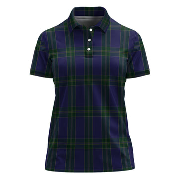 Lewis of Wales Tartan Polo Shirt For Women