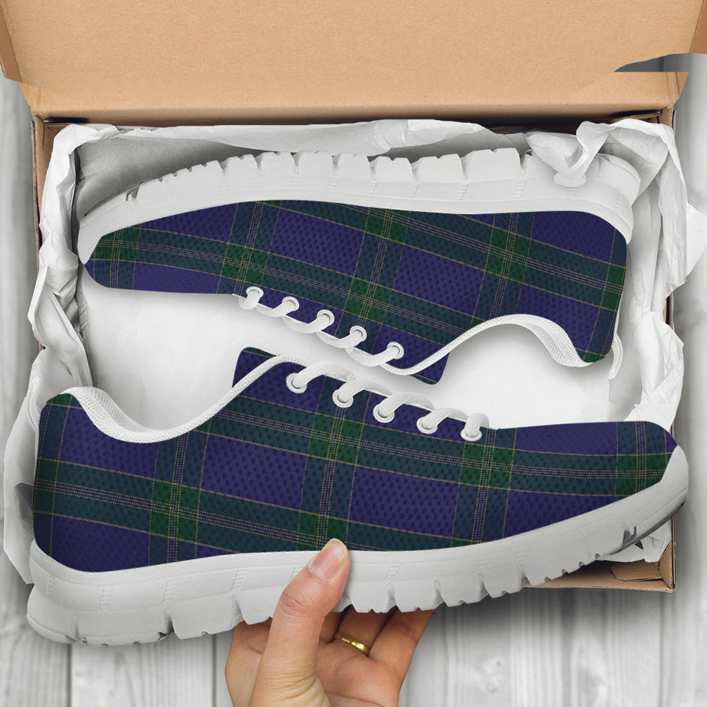 Lewis of Wales Tartan Sneakers - Tartan Vibes Clothing