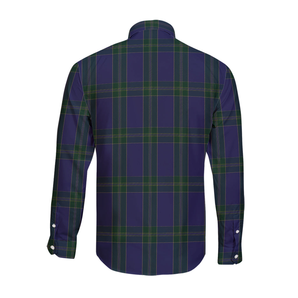 Lewis of Wales Tartan Long Sleeve Button Up Shirt - Tartan Vibes Clothing