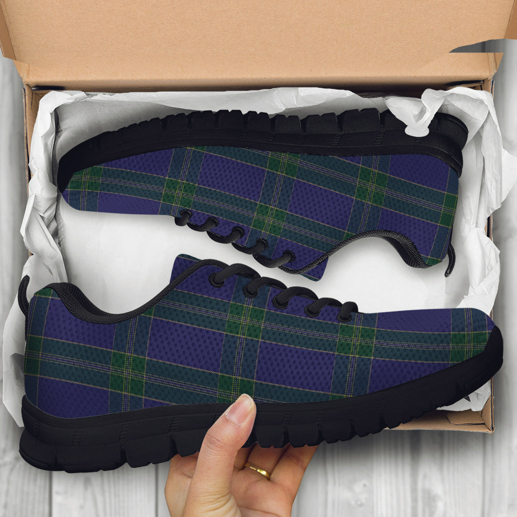 Lewis of Wales Tartan Sneakers - Tartan Vibes Clothing