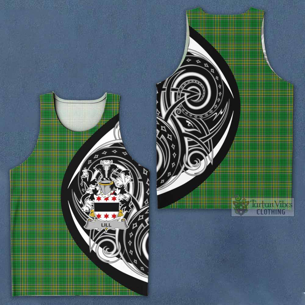Tartan Vibes Clothing Lill Irish Clan Men's Tank Top Celtic Circle Style