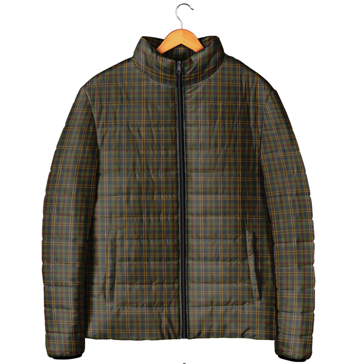 Limerick County Ireland Tartan Padded Jacket Men's Padded Jacket - Tartan Vibes Clothing