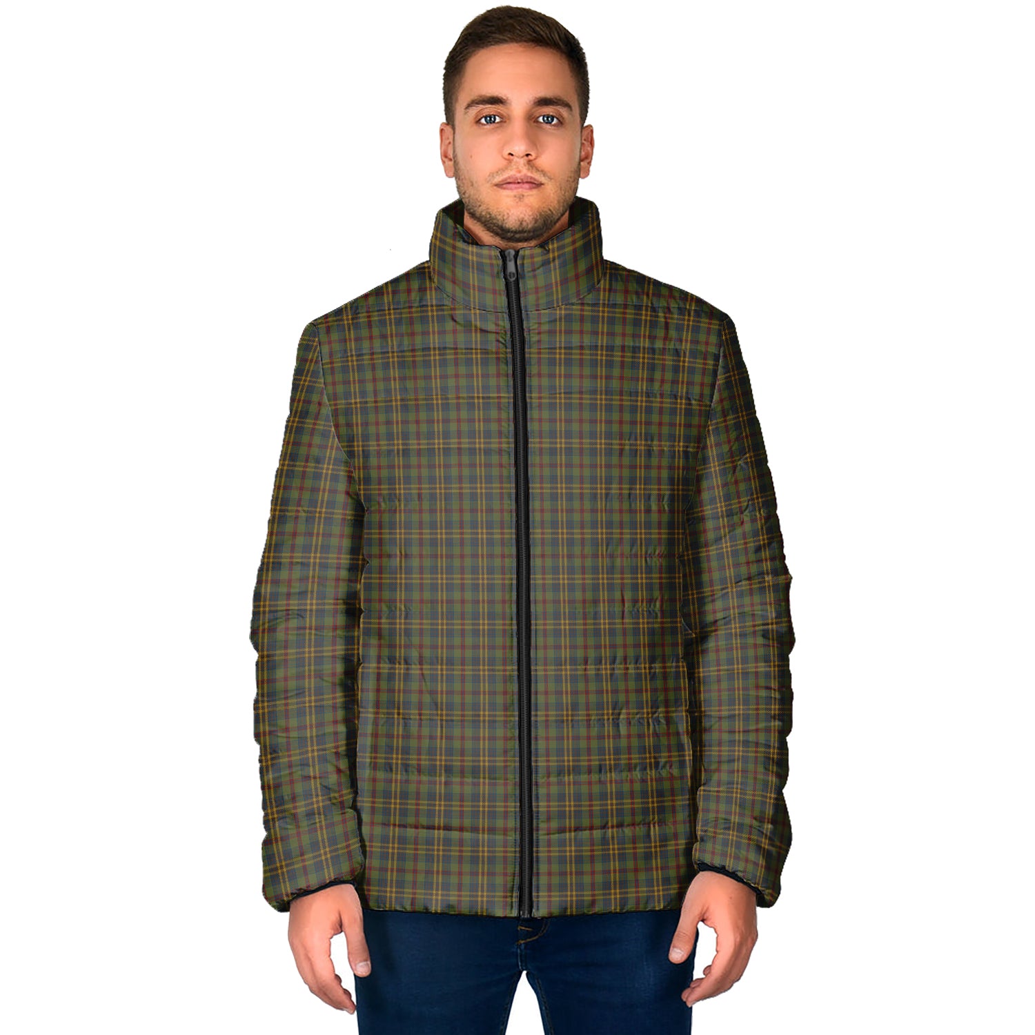 Limerick County Ireland Tartan Padded Jacket - Tartan Vibes Clothing