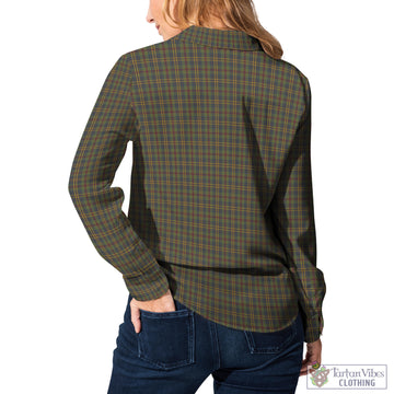Limerick County Ireland Tartan Womens Casual Shirt