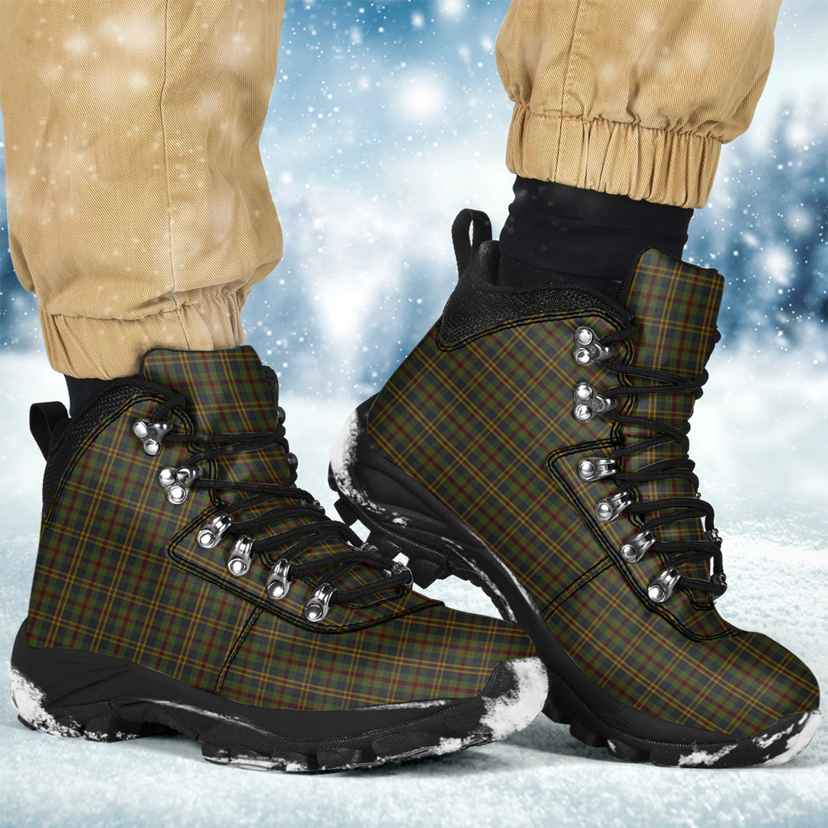 Limerick County Ireland Tartan Alpine Boots - Tartanvibesclothing