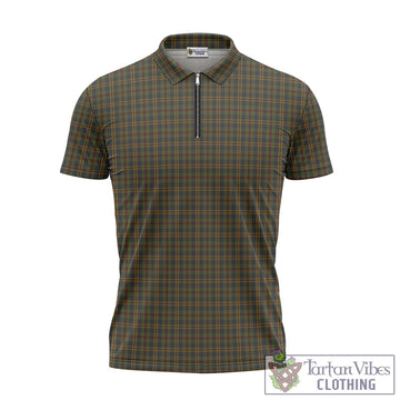 Tartan Vibes Clothing Limerick County Ireland Tartan Zipper Polo Shirt