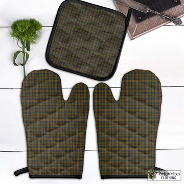 Limerick County Ireland Tartan Combo Oven Mitt & Pot-Holder Combo 1 Oven Mitt & 1 Pot-Holder Black - Tartan Vibes Clothing