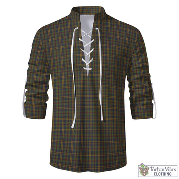 Limerick County Ireland Tartan Men's Scottish Traditional Jacobite Ghillie Kilt Shirt