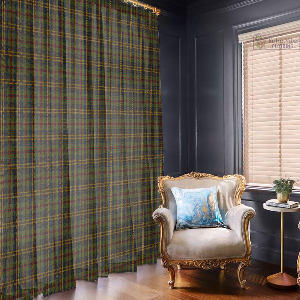 Limerick County Ireland Tartan Window Curtain - Tartan Vibes Clothing