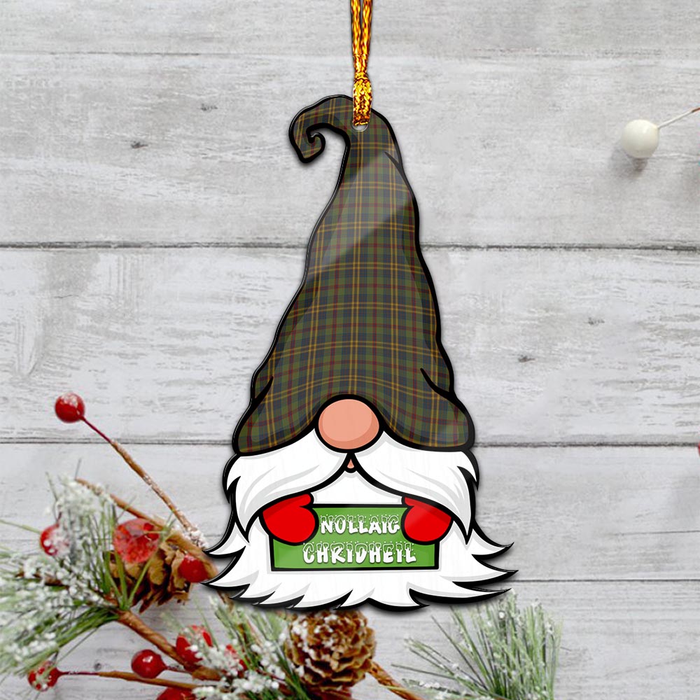 Limerick County Ireland Gnome Christmas Ornament with His Tartan Christmas Hat - Tartan Vibes Clothing