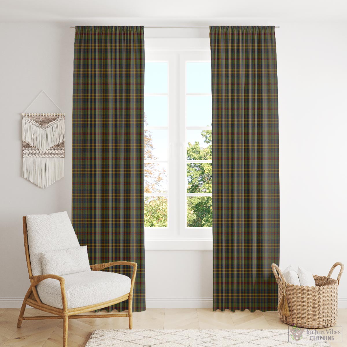 Limerick County Ireland Tartan Window Curtain - Tartan Vibes Clothing