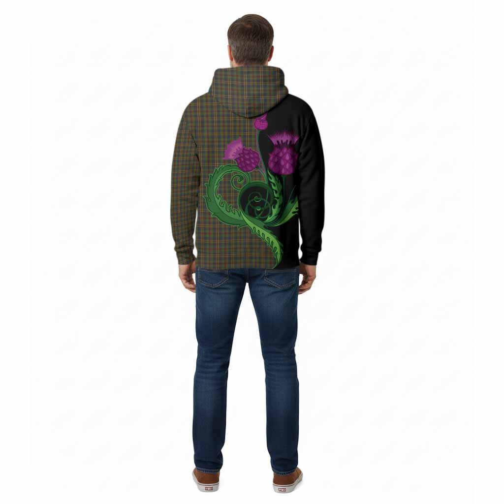 Limerick County Ireland Tartan Cotton Hoodie Traditional Scottish Thistle