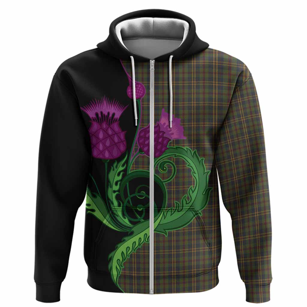 Limerick County Ireland Tartan Hoodie Traditional Scottish Thistle