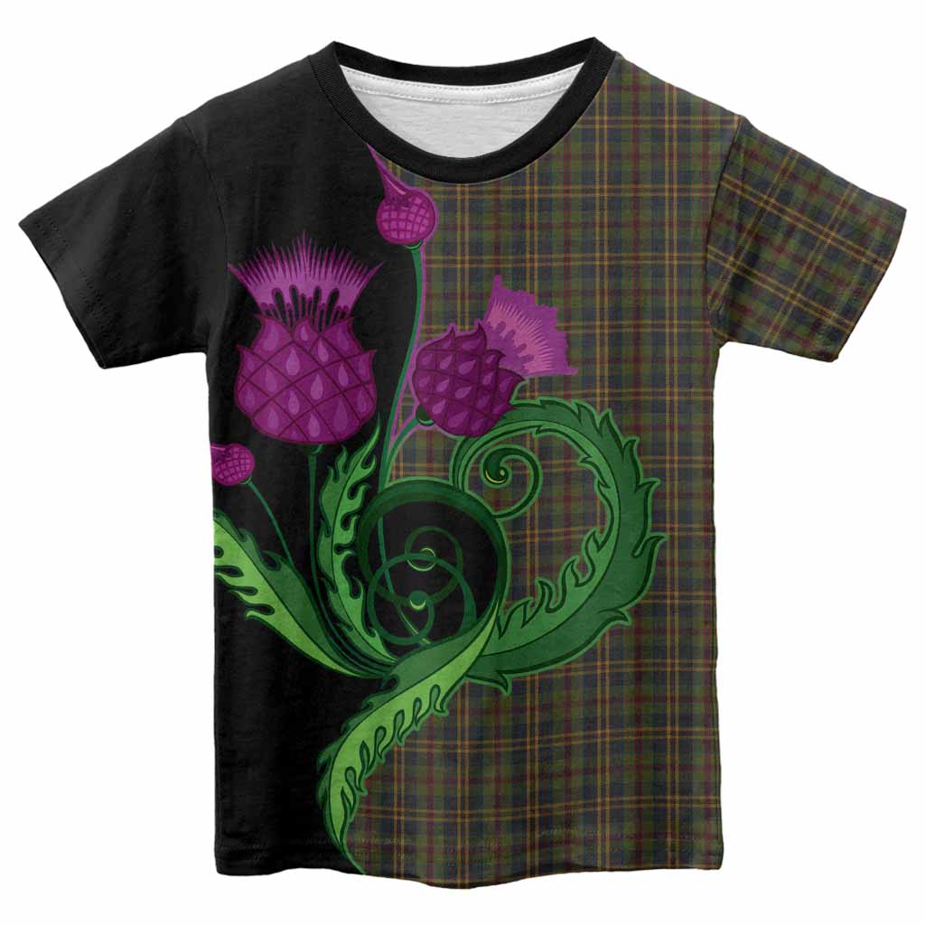 Limerick County Ireland Tartan Kid T-shirt Traditional Scottish Thistle