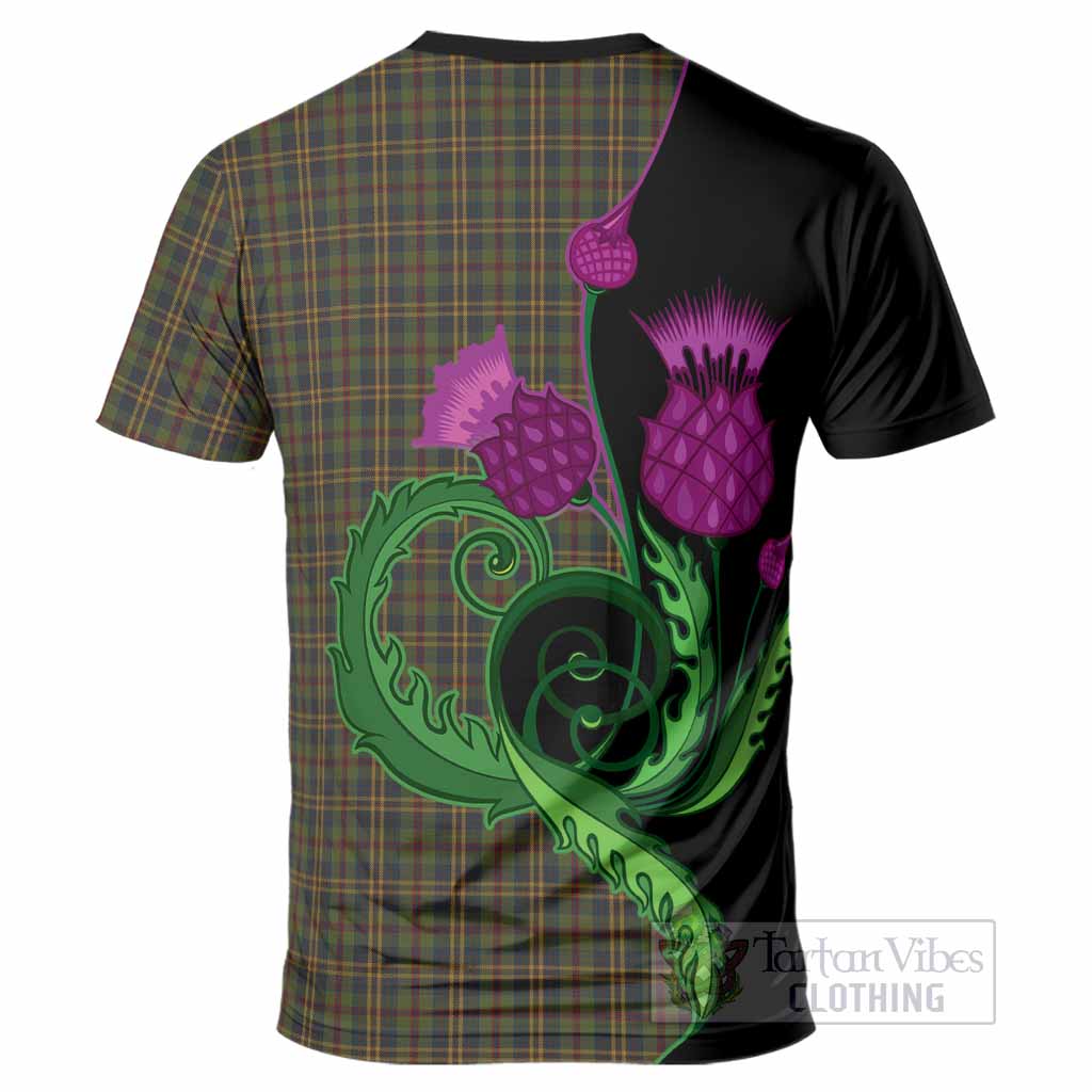 Limerick County Ireland Tartan T-Shirt Traditional Scottish Thistle