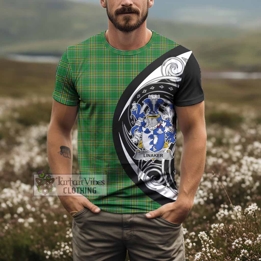 Linaker Irish Clan T-Shirt Celtic Circle Style - Tartan Vibes Clothing