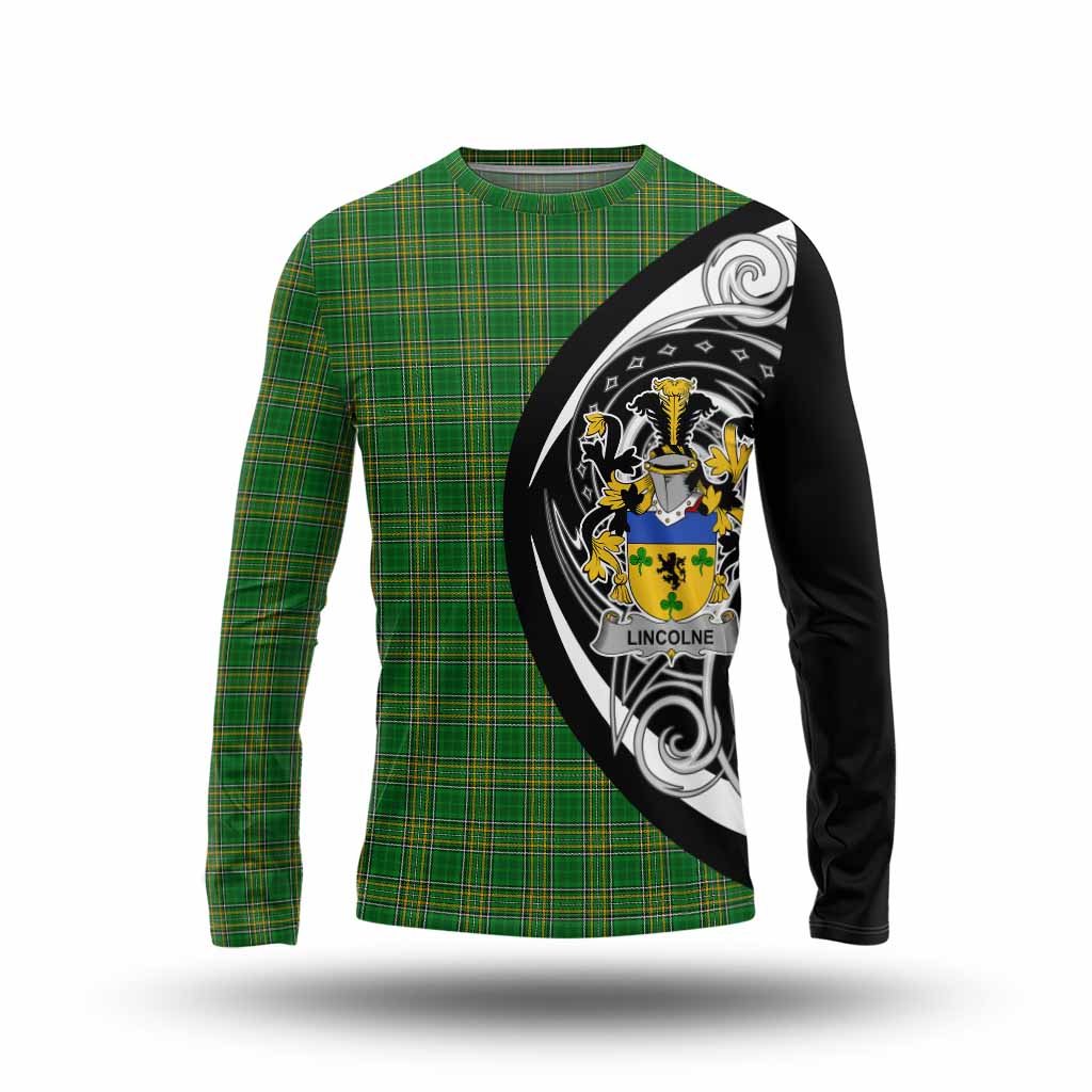 Lincolne Irish Clan Long Sleeve T-Shirt Celtic Circle Style Unisex - Tartan Vibes Clothing